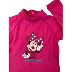 12M Cerise Pink Minnie Mouse Rash Vest - Disney