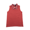 12Y Coral Lace Collared Top - Baker Bridge