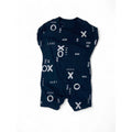 1-3M Black & Beige X & O Batwing Romper - Woolworths