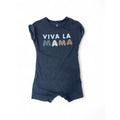 1-3M Grey "Viva La Mama" Batwing Romper - Woolworths