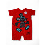 3-6M Red Mickey Christmas Romper - Disney