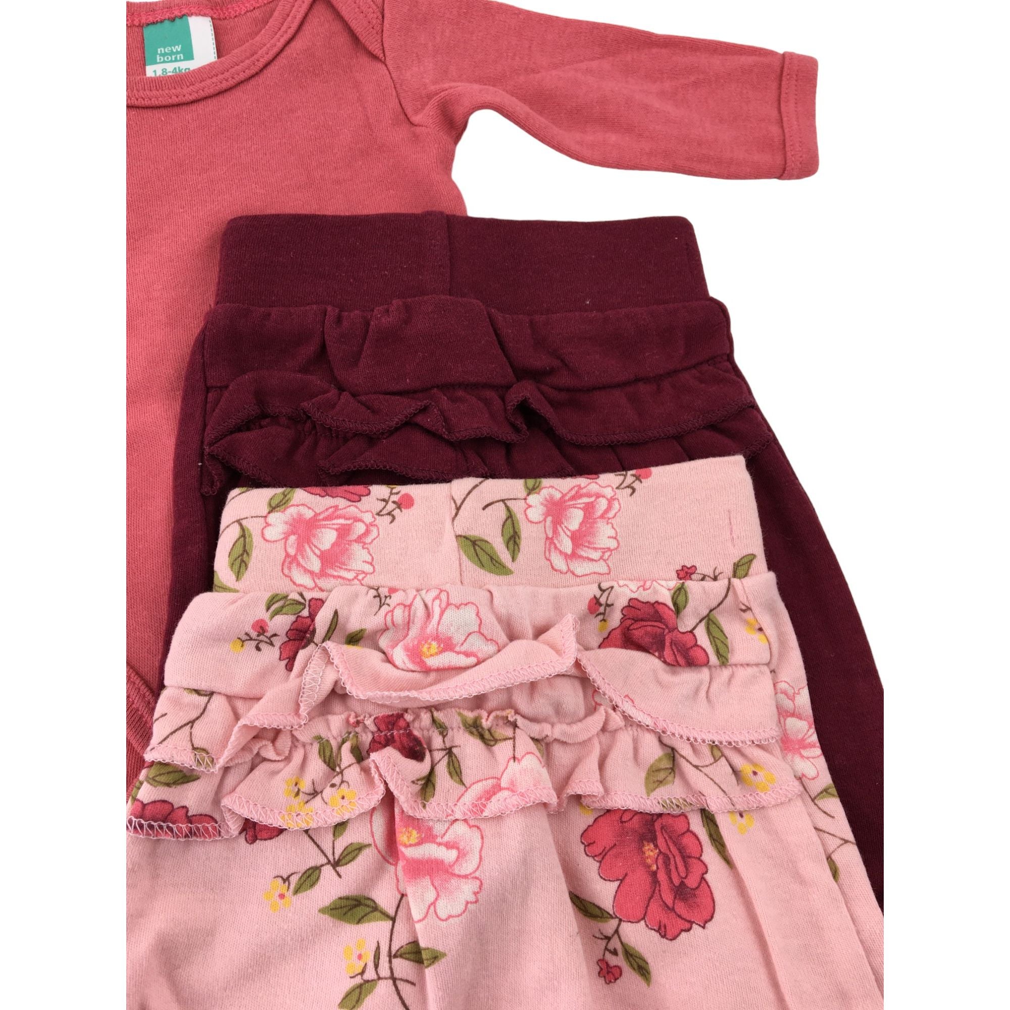 Newborn Pink Leggings & Bodysuit - Ackermans