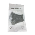 Medium - Grey Knit Anti-slip Heel Socks - Kids Socks