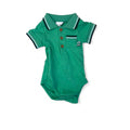 Newborn Apple Green Golfer Romper - Cuddlesome