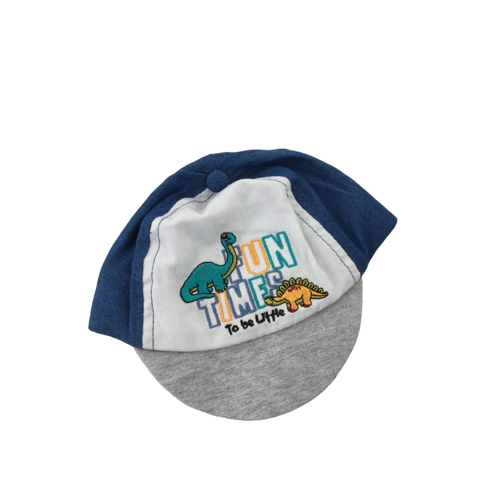 NB Dinosaur Denim & Cotton Peak Sun Hat - Ackermans