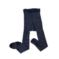 US 2-6M Navy & White Stripe Knit Stockings - H&M