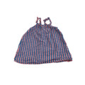 6-12M Blue & Pink Stripe Strappy Tunic Top - Woolworths