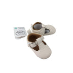 0-3M Cream Pleather Mary Jane Pumps - Clicks