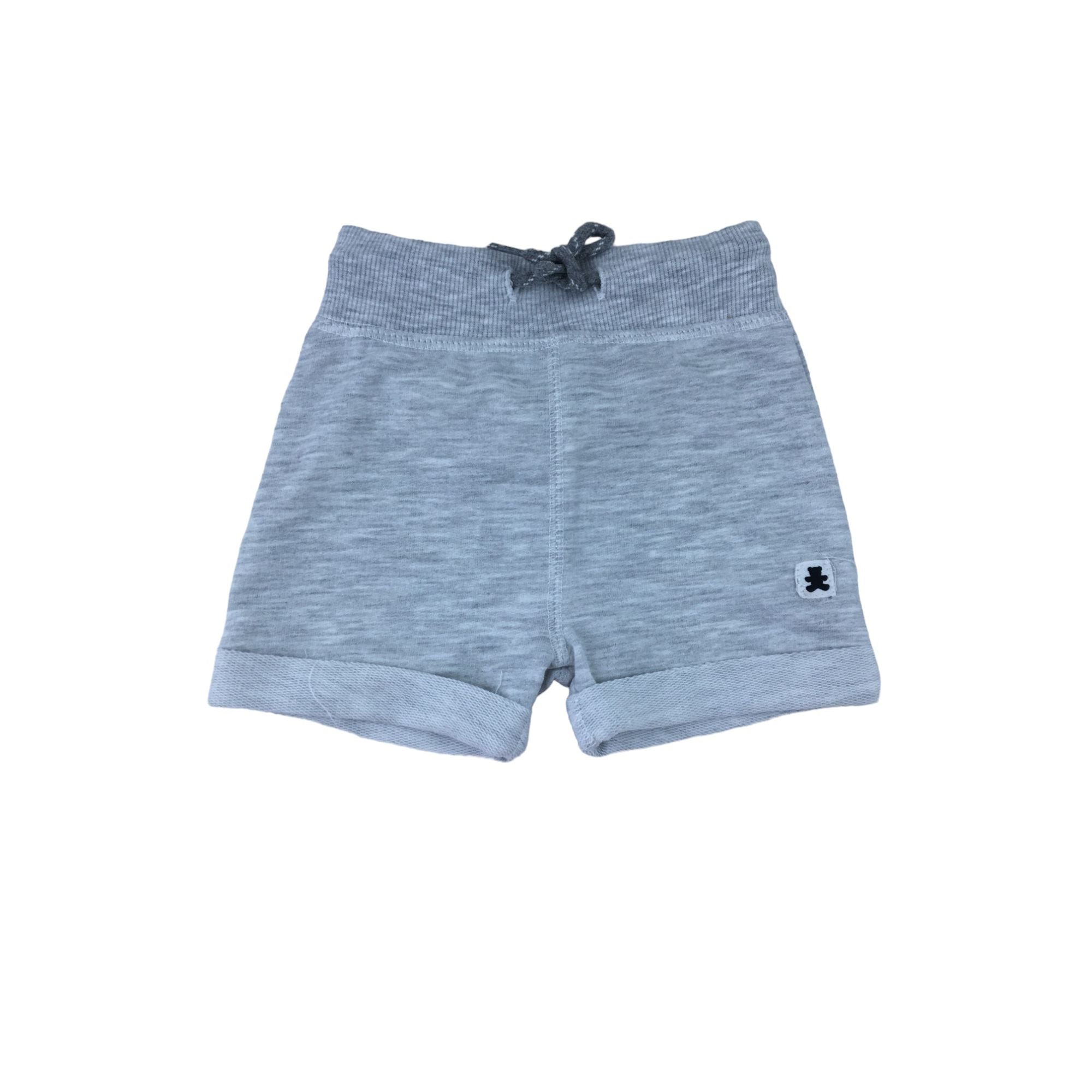 1-3M Grey Melange Banded Shorts - Woolworths