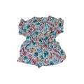 3-6M Cream Autumnal Cotton Gauze Romper - Tiny Tots