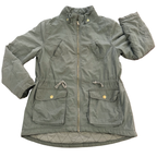 8-10Y Army green Parka insulated jacket 	- H & M