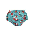 6-12M Blue & Orange Fox Bloomer - Kapas