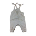 0-3M Cream Cotton Pinafore Dungaree - Clicks