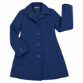 6Y Navy Classic Wool blend coat  - United Colors of Benetton