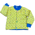 1-2Y Yellow polka dot puffer jacket with small bears