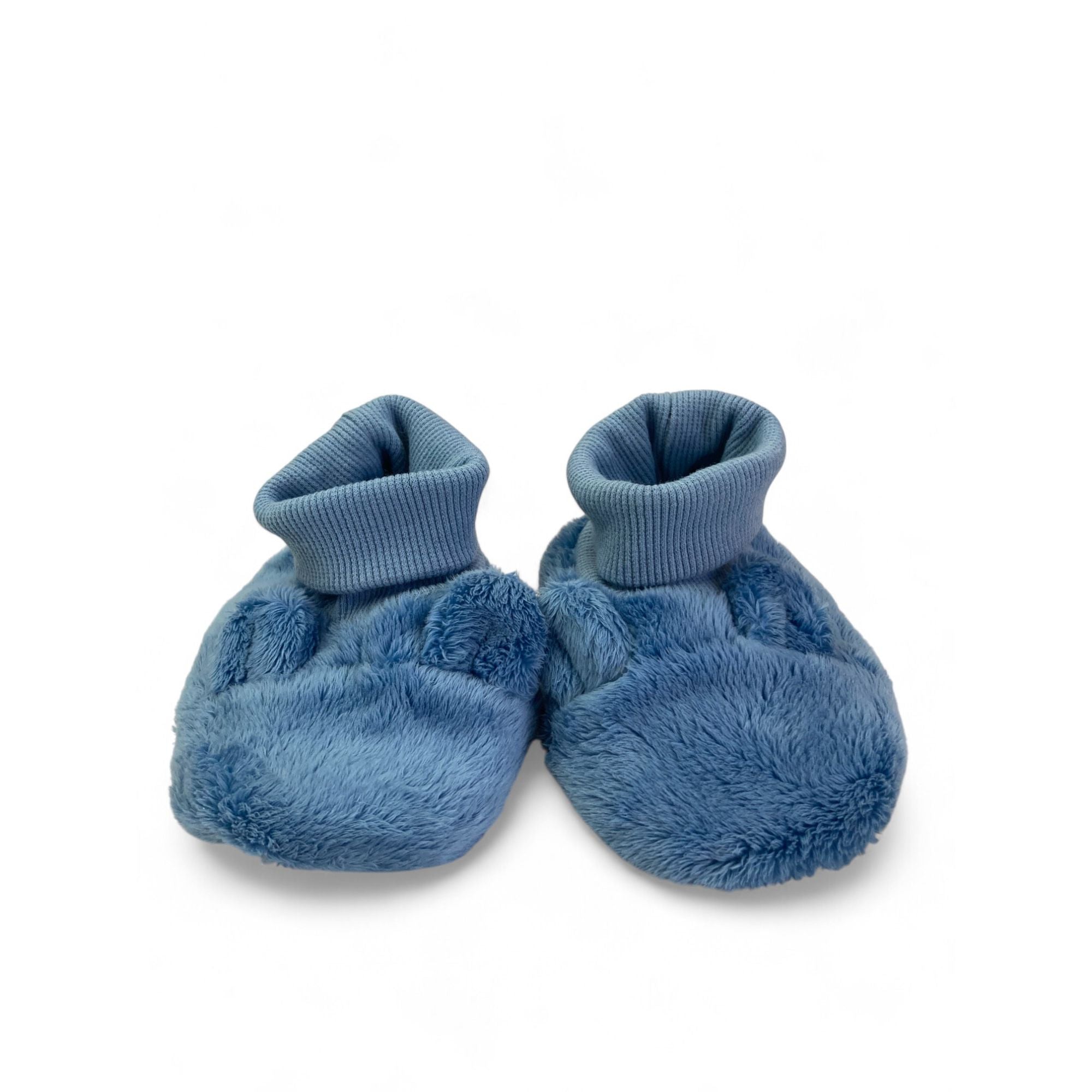 Size 4 - Blue Fleece Bunny Ear Slippers - Woolworths