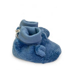 Size 4 - Blue Fleece Bunny Ear Slippers - Woolworths