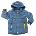 4Y Dark grey melange fleece lined puffer jacket - S.Oliver
