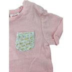 3-6M Light Pink Melange T Shirt - Zara