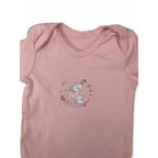 3-6M Peach-Pink Deer Bodysuit - Woolworths