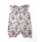 1-3M White & Pink Ballerina Romper - Shein