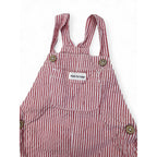 0-3M Red & White Stripe Dungaree - Clicks