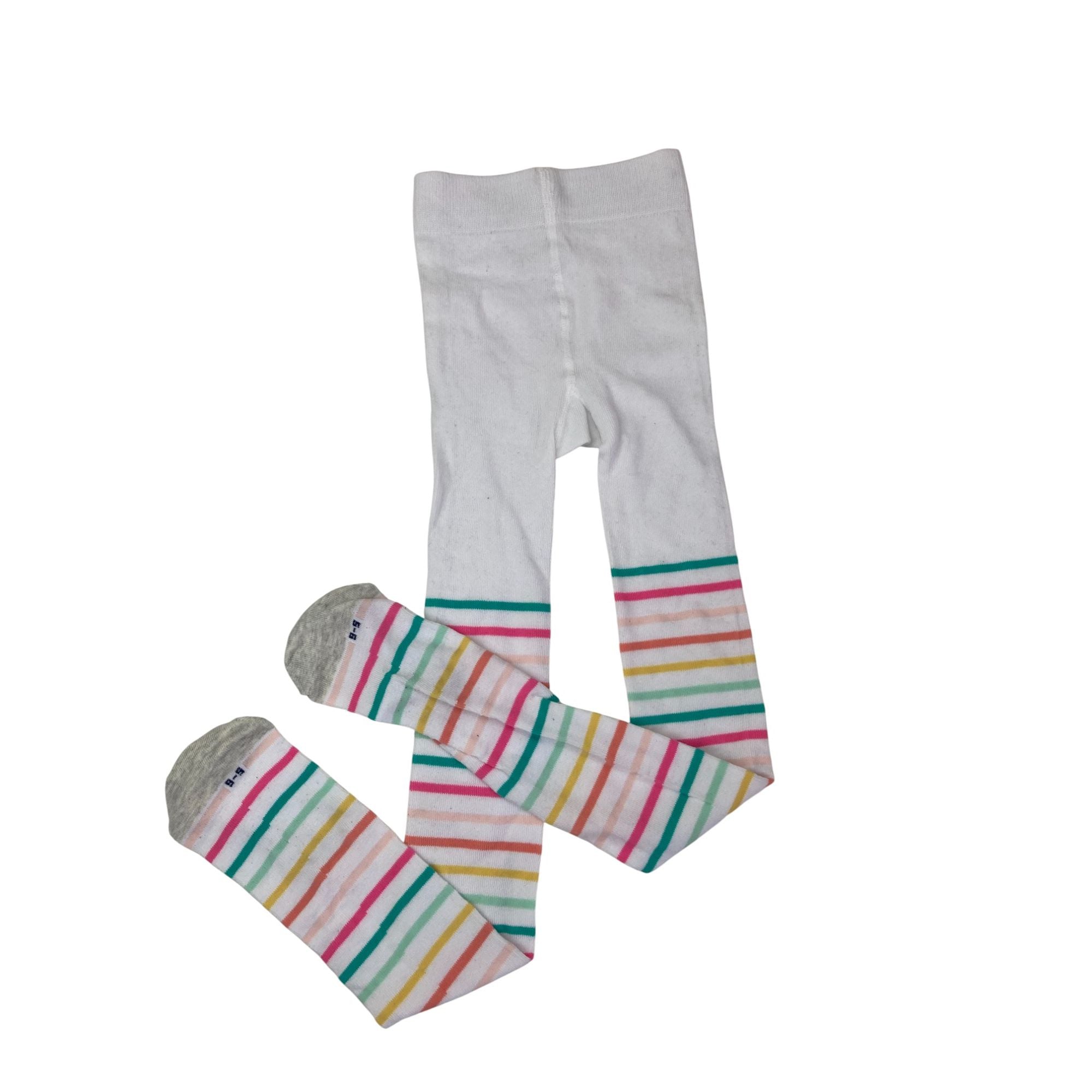 5-6Y Rainbow Stripe Knit Stockings - Woolworths