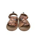 Size 3 - Rose Gold Criss Cross Sandals - Woolworths