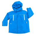 5-6Y Blue & White hooded puffer jacket - Impidimpi