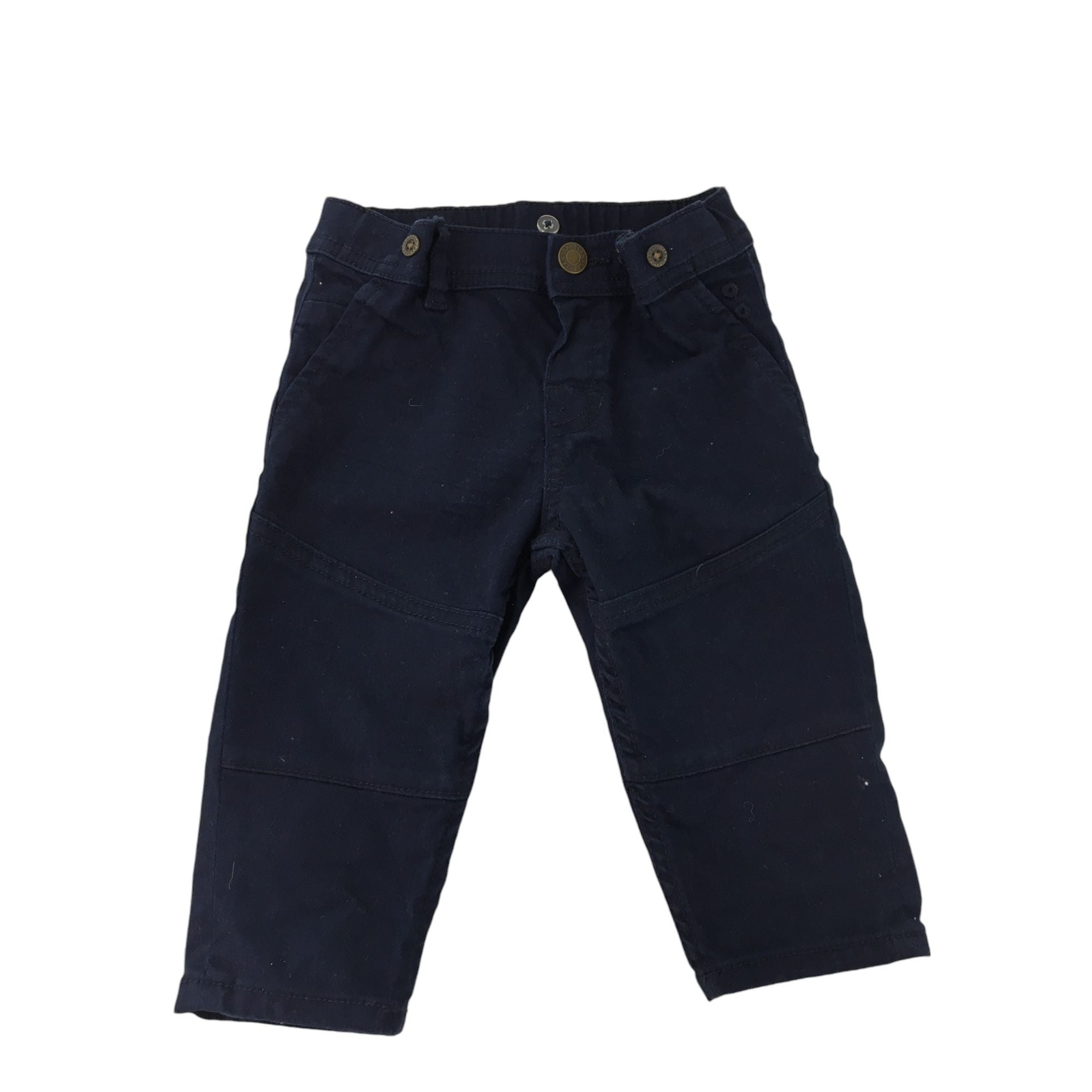 UK 6-9M Navy Chino Pants - H&M