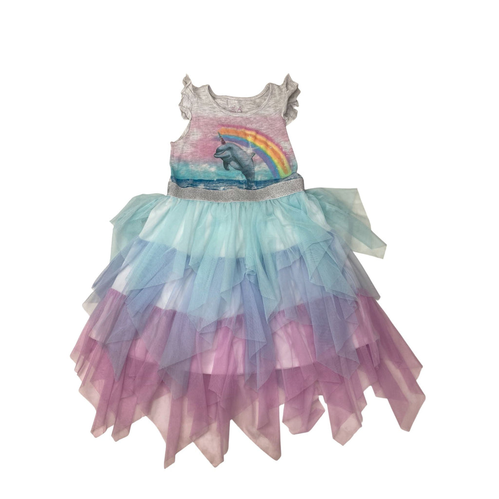 6Y Ombre Pastel Tulle Unicorn Dress - Woolworths