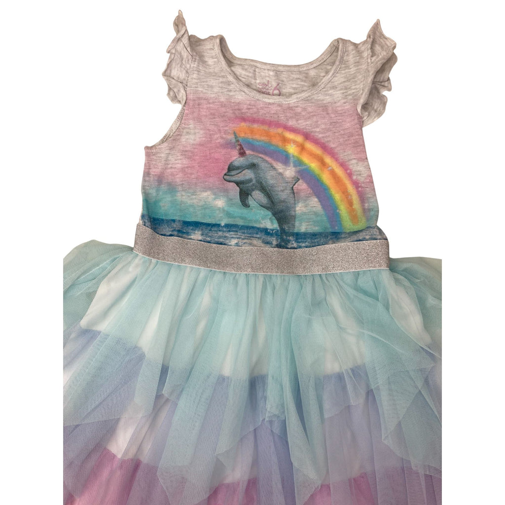 6Y Ombre Pastel Tulle Unicorn Dress - Woolworths