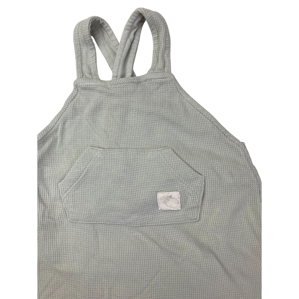 UK 1-2M Mint Green Waffle Knit Dungaree  - H&M