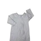0-3M White Zip Onesie - Ackermans