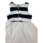 3-6M White & Black Crochet Bodice Dress - Ackermans