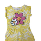 6Y Yellow Tie Dye Smiley Dress - Woolworths