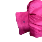 3Y Pink puffer jacket with fur hood - Baby Gap
