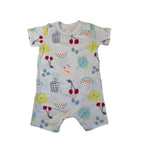 3-6M White Pastel Fruit Romper - Woolworths