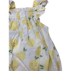 1-2M White & Yellow Lemon Romper - Ergee
