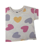 1-3M Cream Pastel Heart Long Sleeve T Shirt - Woolworths
