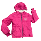 8-9Y Pink puffer jacket with bear fleece lining - S. Oliver 🟠