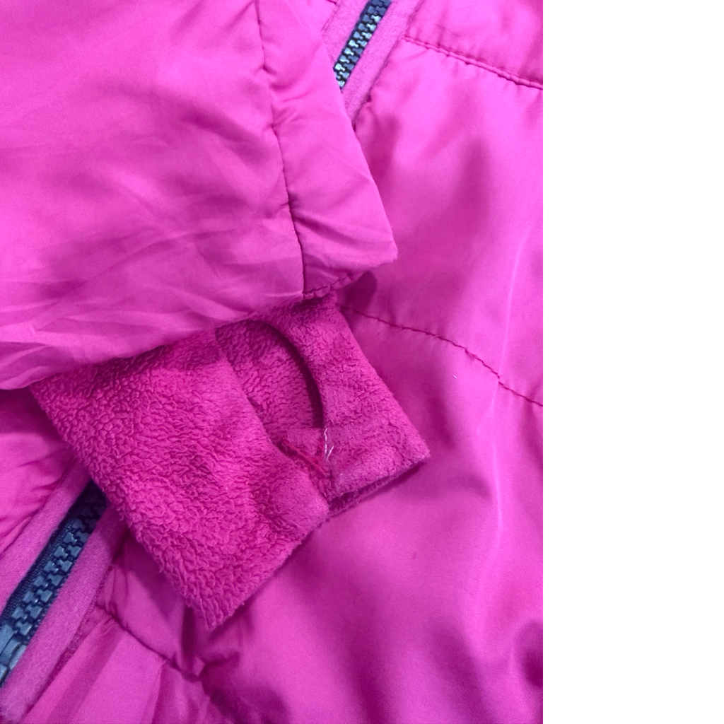 8-9Y Pink puffer jacket with bear fleece lining - S. Oliver 🟠