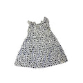3-6M Cream & Black Dotted Dress - Tiny Tots