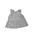 3-6M Cream & Black Dotted Dress - Tiny Tots