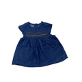 3-6M Dark Blue Denim Tunic - 123