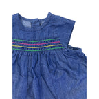 3-6M Dark Blue Denim Tunic - 123