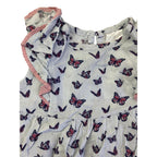 3-6M Blue & Pink Butterfly Viscose Tunic - Clicks