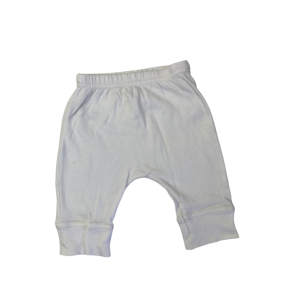 1-3M White Cotton Leggings - H&M