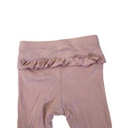 UK 4-6M Pink Ruffle Detail Leggings - H&M