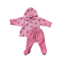 NB Pink Soft Fleece Snap Jacket & Footed Leggings - Woolworths